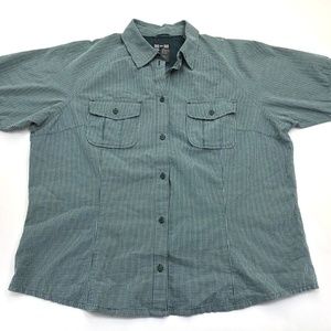 REI Vented Short Sleeve Fishing Shirt UPF 30 XL